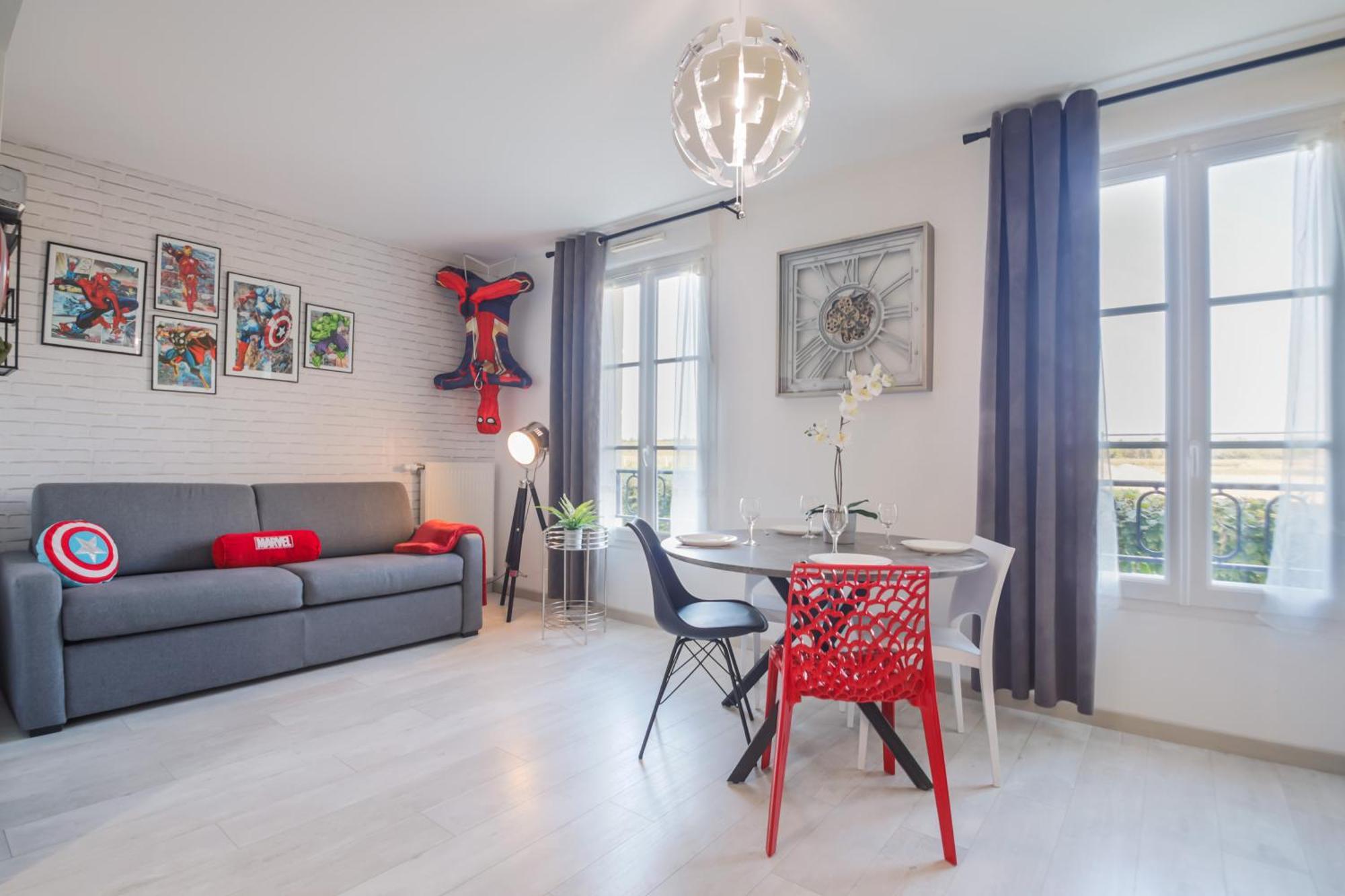 Air-Conditioned Apartment, Walking Distance To Disney - Disney Magical Homes, Paris เซร์ริส ภายนอก รูปภาพ